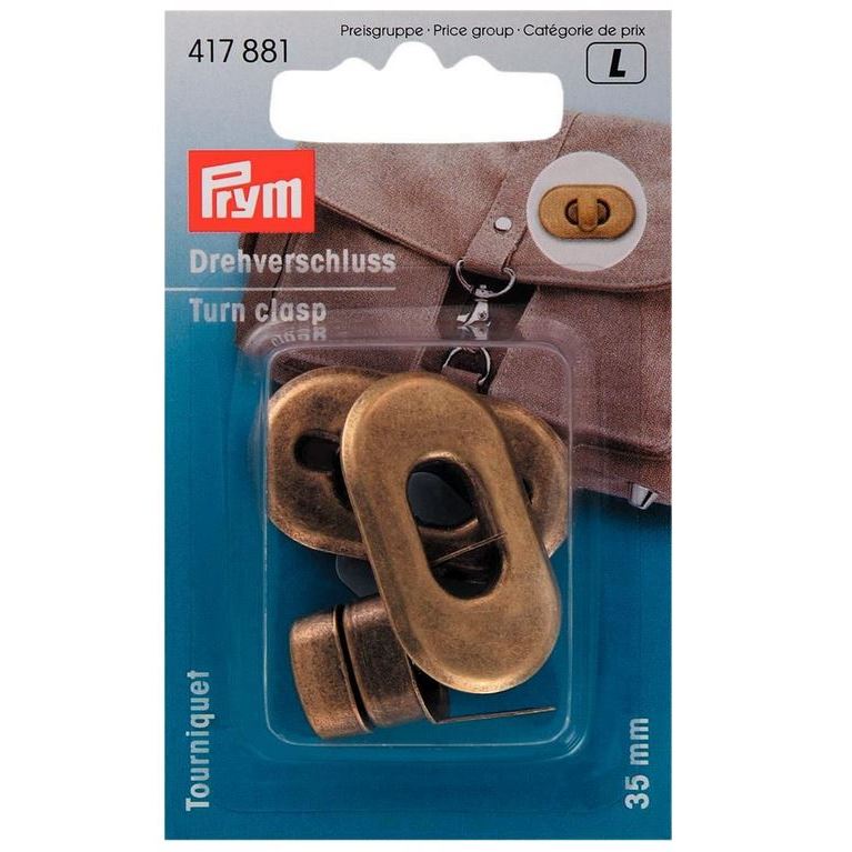 Bodennägel Für Taschen 15 Mm Altmessing Prym 6159 Produktbild-Vorschau 4