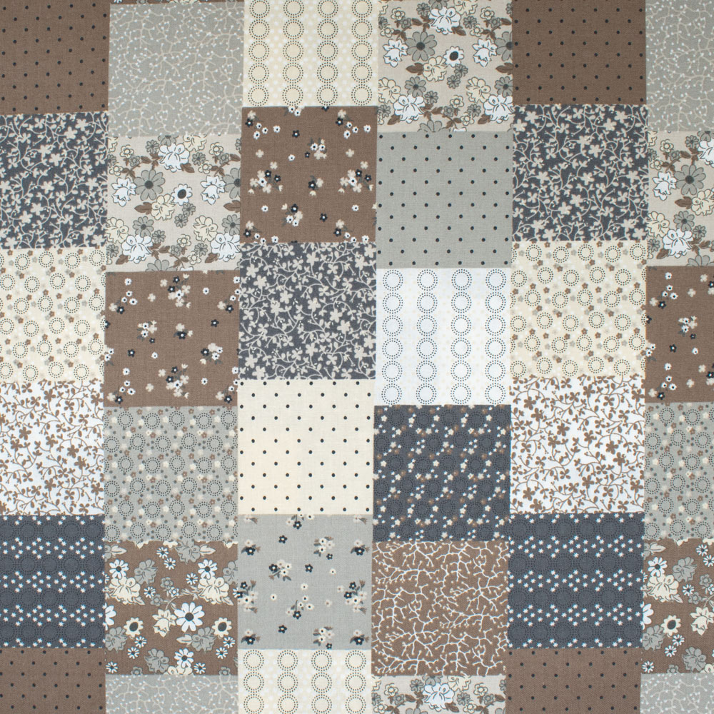 Baumwoll Serie Popeline Patchworkmuster Stoffe Werning