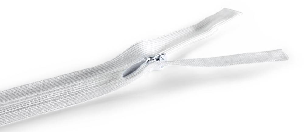 Nylon-Reißverschluss Unsichtbar – 15 Zoll (ca. 38 Cm), 10 Stück In Weiß | Ideal Für Nähen & Basteln