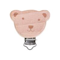 Schnullerclip Holz Teddy - KW2032