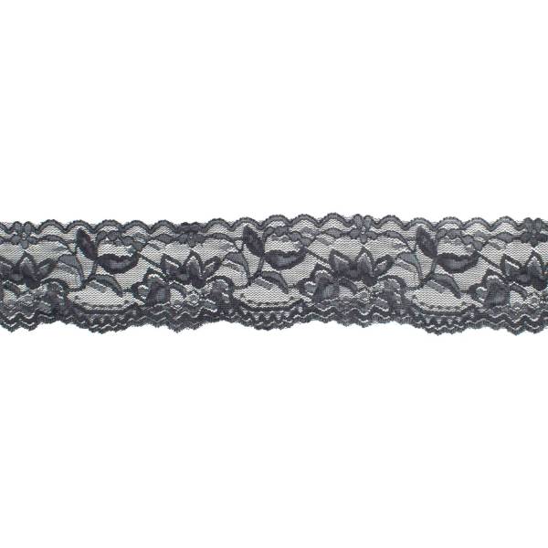 Perlonspitze elastisch 60 mm braun