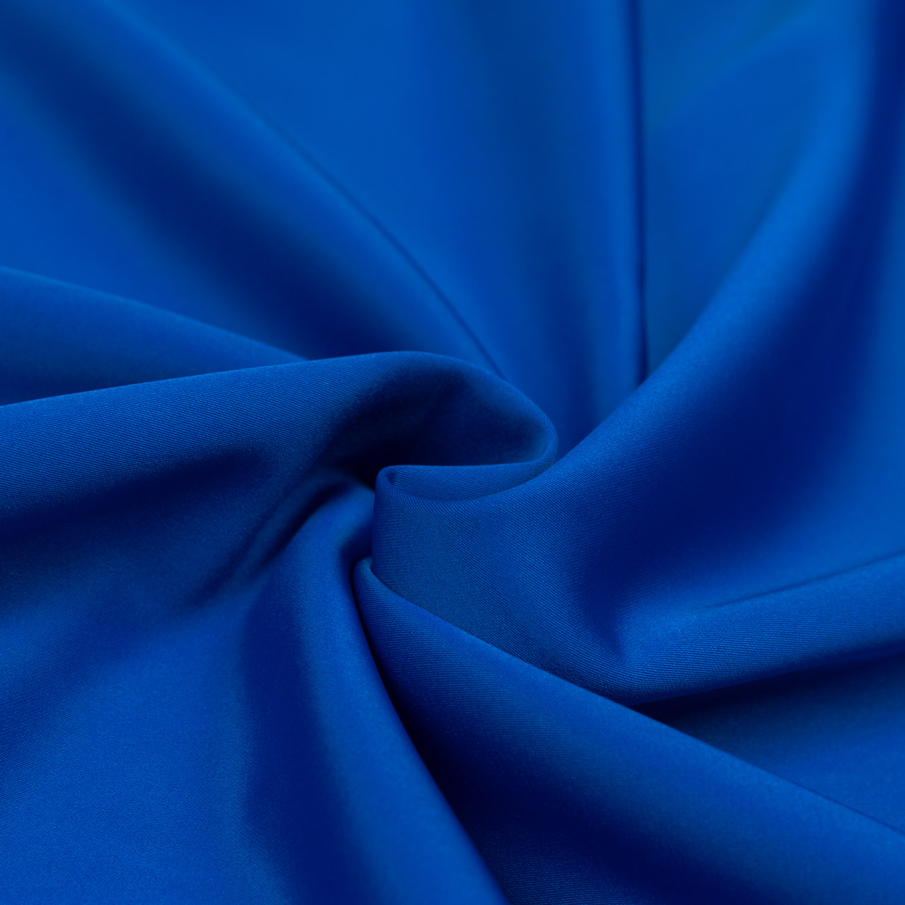 Edler Stoff Satin Baumwollmix in blau 160 cm breit 