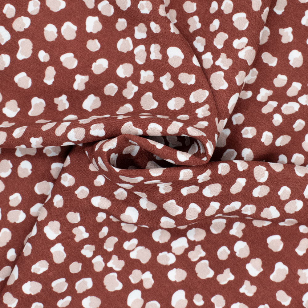 Viskose Popeline Tupfen Stoffe Werning