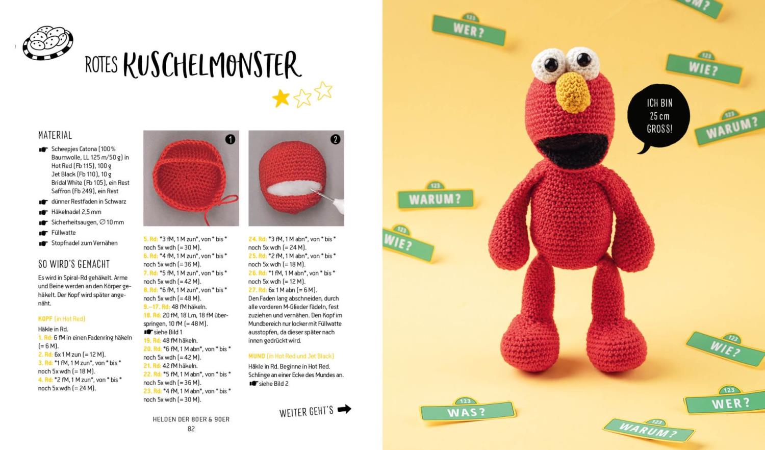 Häkelbuch Helden Der Kindheit Band 6 – 24 Anleitungen Für Trickfiguren & Kulthelden Als Amigurumi