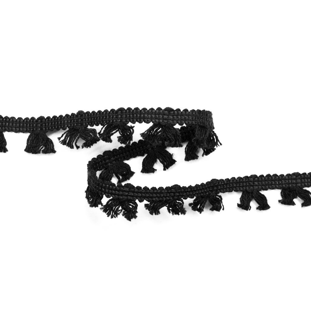 BrightGlow Quastenbesatz 50cm Breite | Polyester Fransenband Für Tanzkostüme