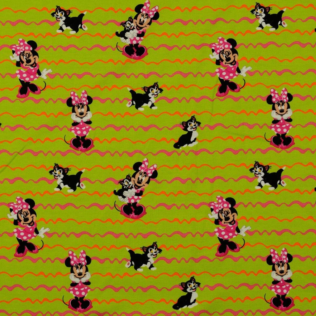 Minnie Mouse Lizenzstoffe Disney Baumwolljersey Digitaldruck