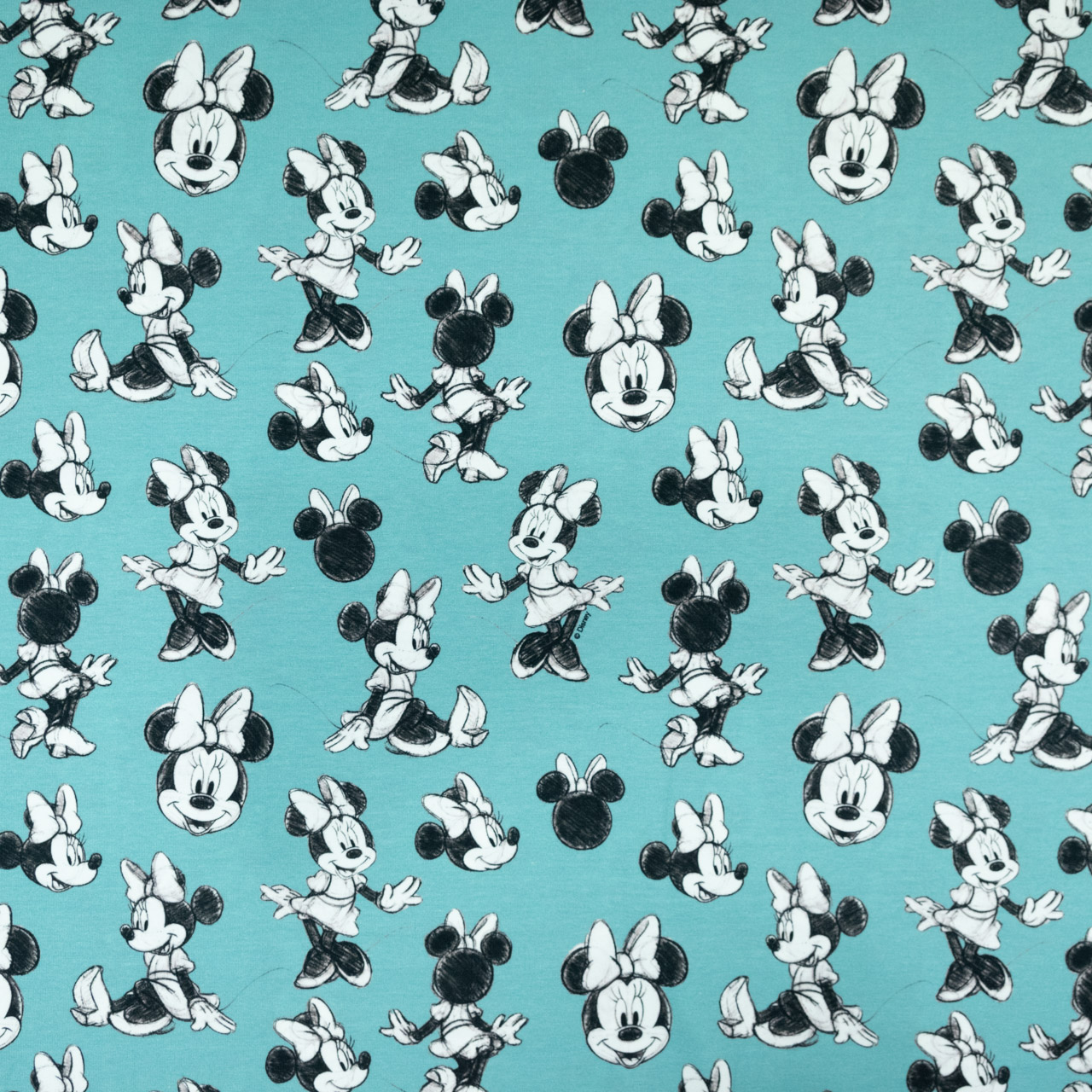 Disney Minnie Minnie Maus Meterware Disney Retro Stoffe