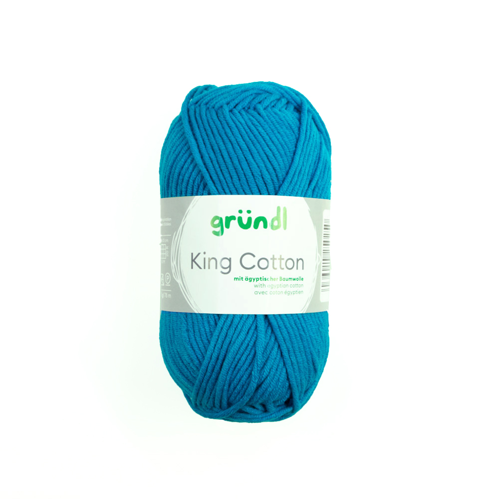 Gründl King Cotton türkis Stoffe Werning
