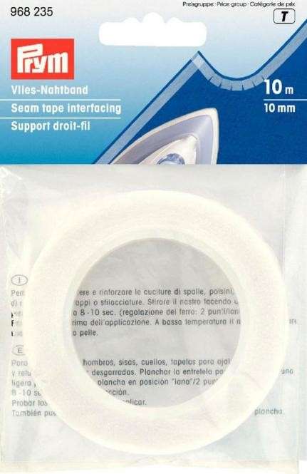 Prym Consu Baumwollband 10 Mm, 5 Meter, Weiß – Robustes Allzweckband Für Nähen & Dekoration