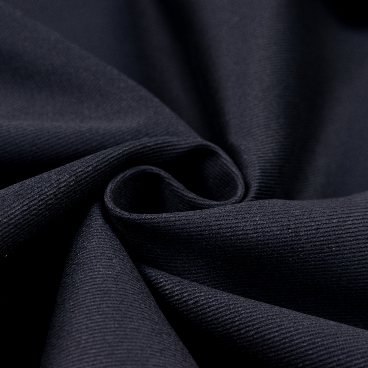 Baumwoll Köper schwarz schwere Qualität Stoffe Werning