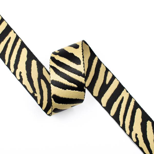 Gurtband Animal Print 50 mm senfgelb - KW2051-510