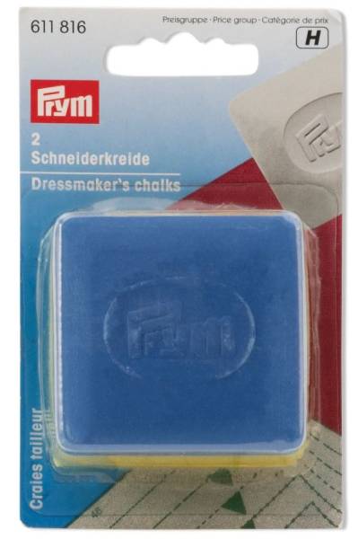 Schneiderkreide-Platten gelb/blau Prym Nr:611816