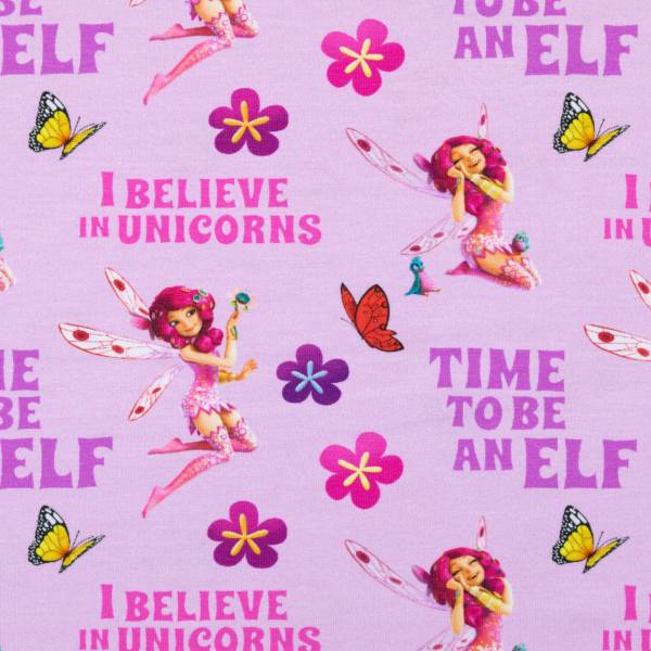 Baumwolljersey Mia and Me believe in unicorn