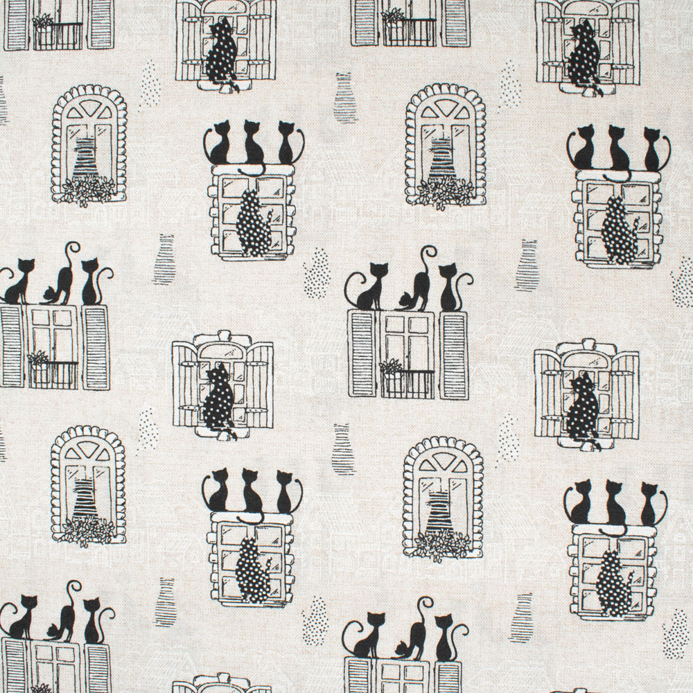 Dekostoff Katzen Stoffe Werning Stoffe Werning