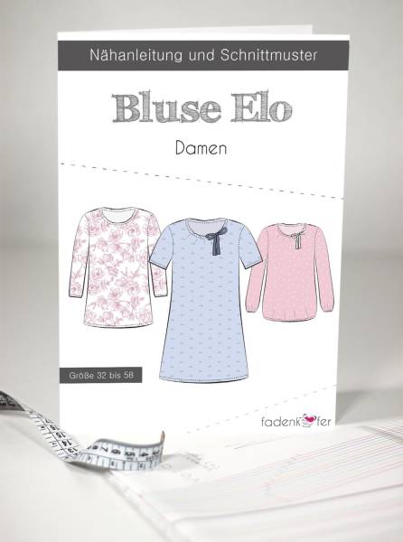 Schnittmuster Fadenkäfer Bluse Elo Damen