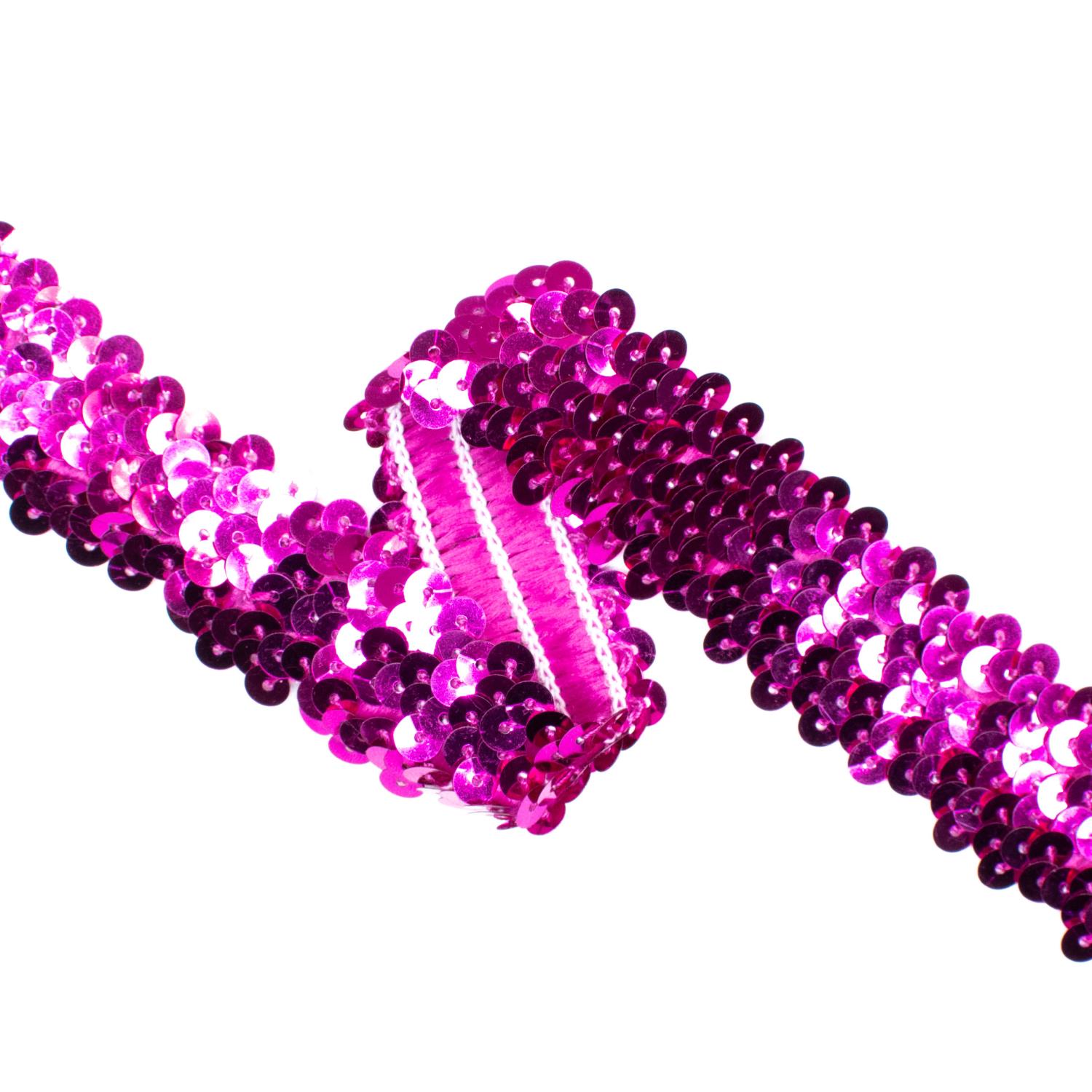 SYSUII Paillettenband 25m X 12mm - Glitzer Besatz Für DIY Und Tanzbekleidung