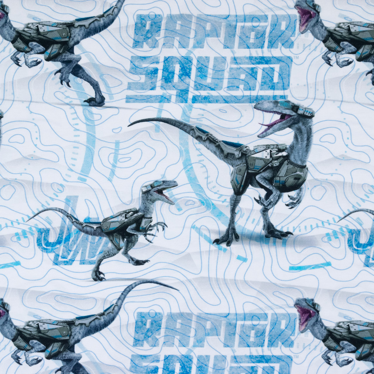 Jurassic World Kinderstoff Dinos Digitaldruck 