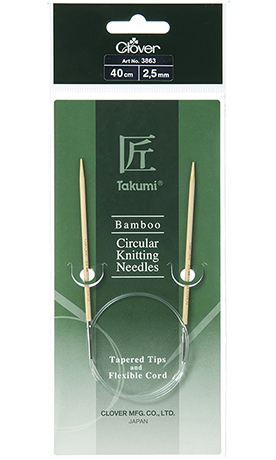 Clover Takumi Bambus-Stricknadeln – Leicht & Glatt, Perfekt Für Langes Stricken