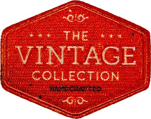 Applikation Vintage Collection Emblem rot