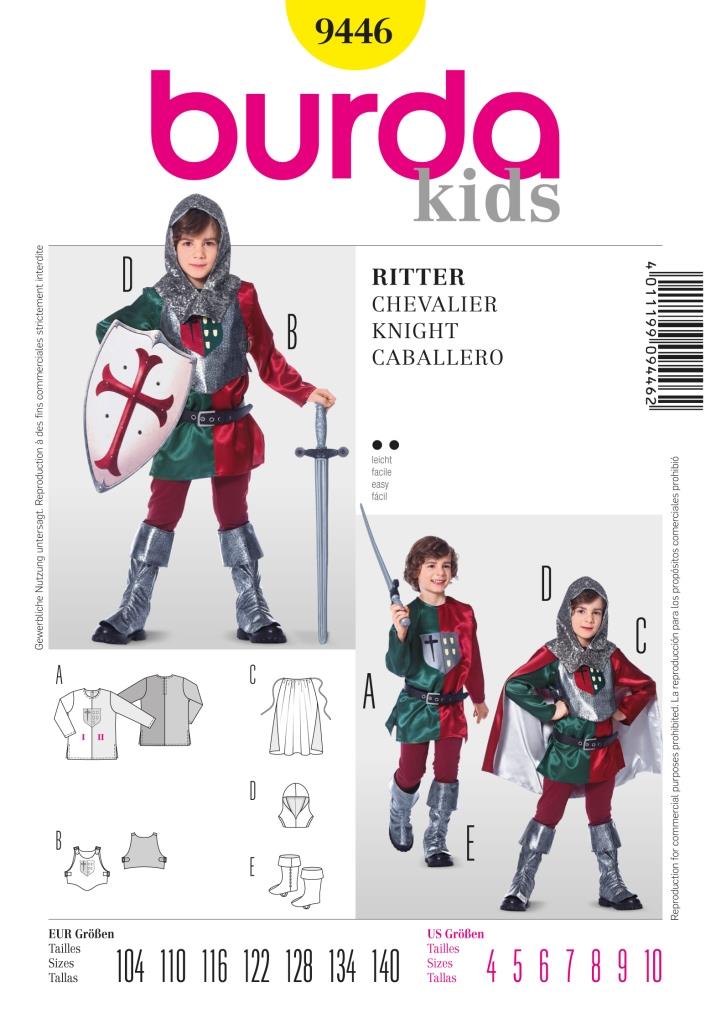 Burda Schnittmuster 2438 - Drei Könige Kostüm Für Kinder Gr. 104-164