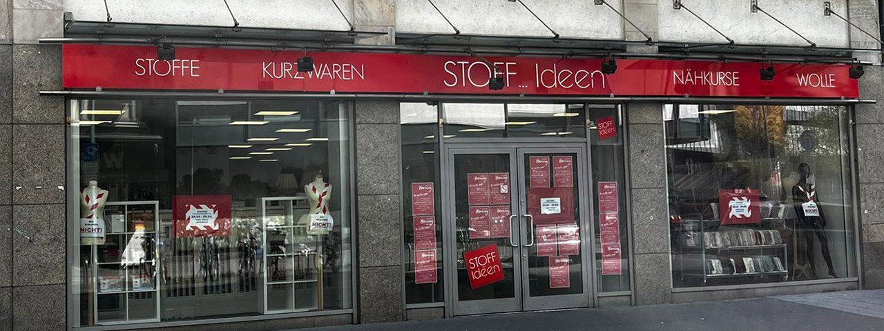 Stoffgeschäft Stoffe Werning Hannover Außenansicht