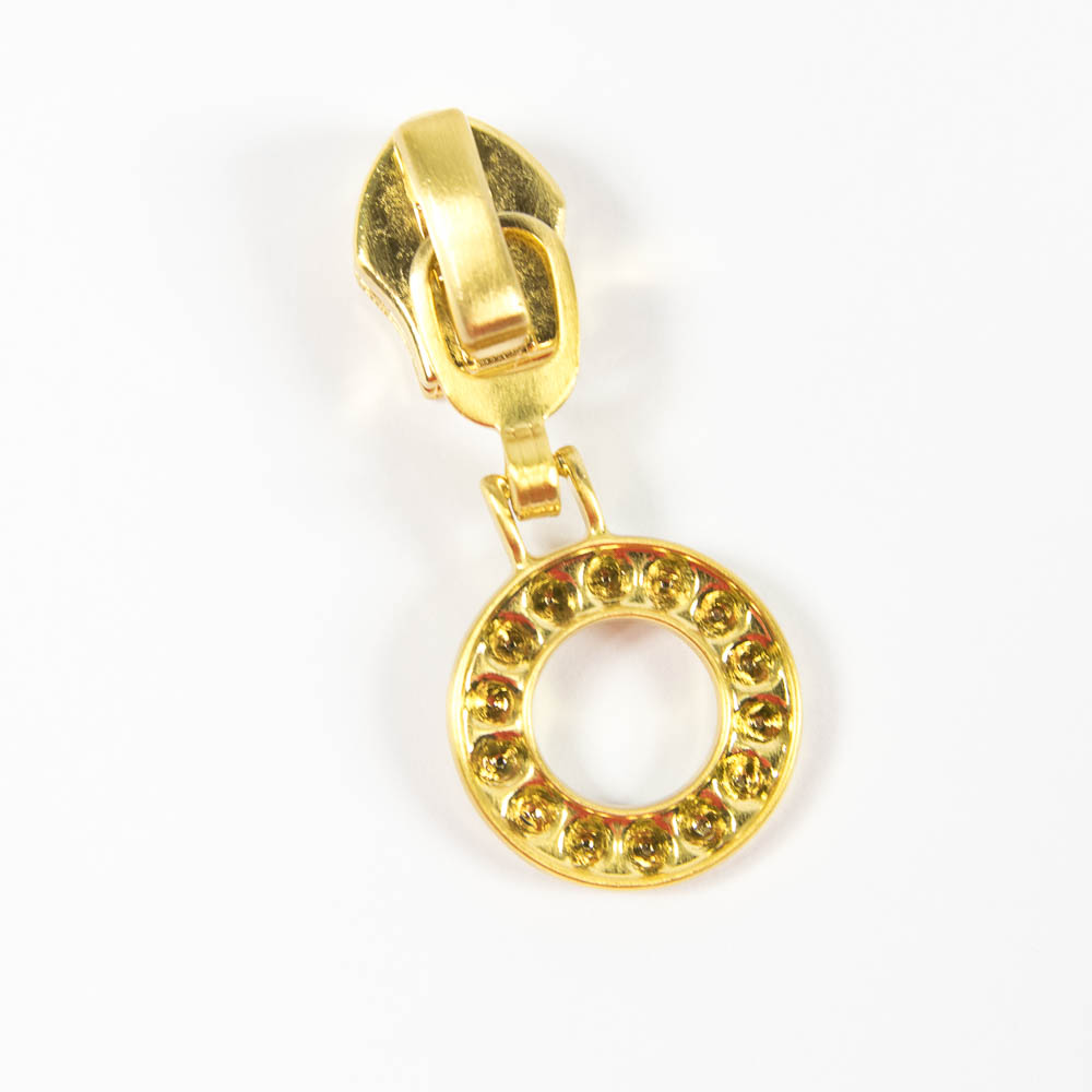 Zipper gold für 6,5mm Raupenbreite