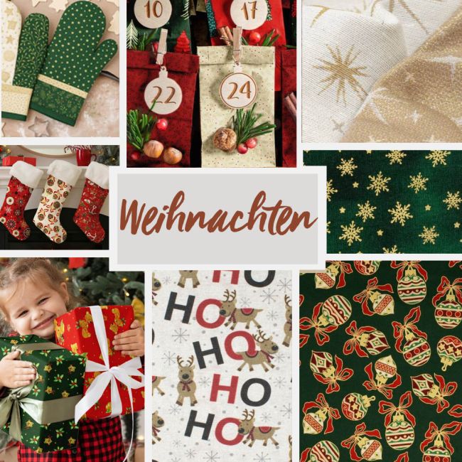 Weihnachtsstoffe