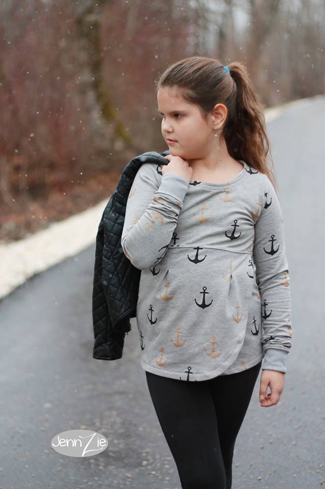 Schnittmuster Fadenkäfer Lana Hoodie mal anders für Kinder Stoffe Werning Schnittmuster Fadenkäfer Lana Hoodie mal