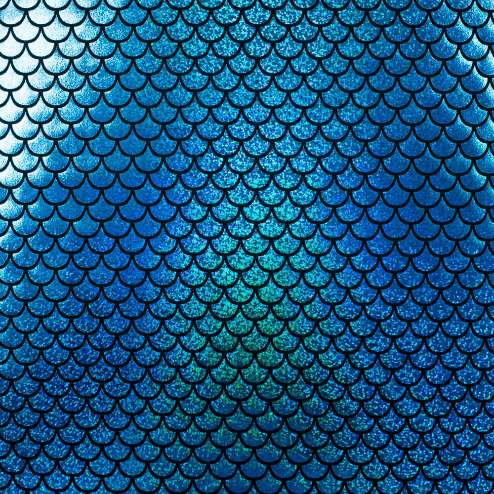 Lila Meerjungfrau Schuppen Stoff Folienjersey Drachenhaut Lila
